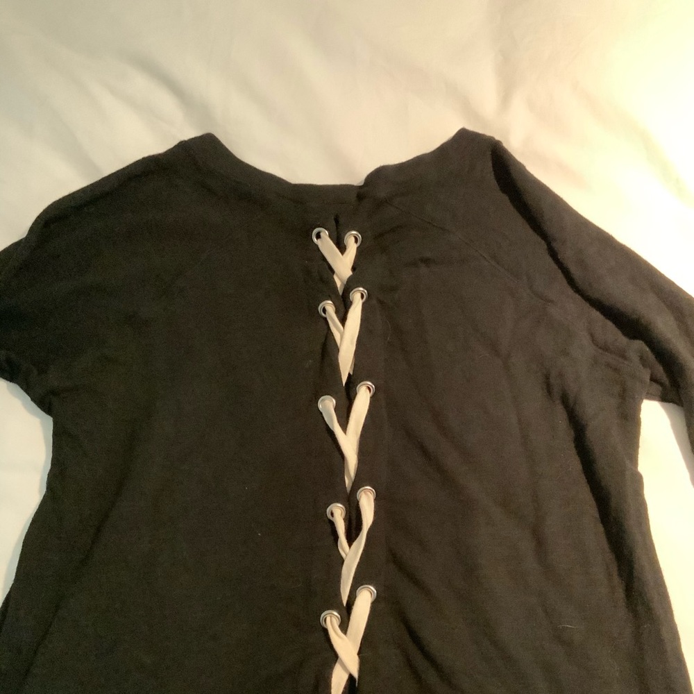 Monrow Women’s Shirt Tie Up Size Small